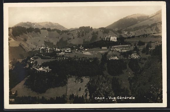 Ansichtskarten: AK Caux, Vue Generale, 1926 – Gebraucht aus Berlin von bartko-reher