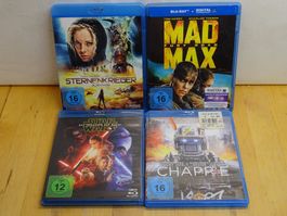 Star Wars / Mad Max / Sternenkrieger / Chappie, Blu-Ray