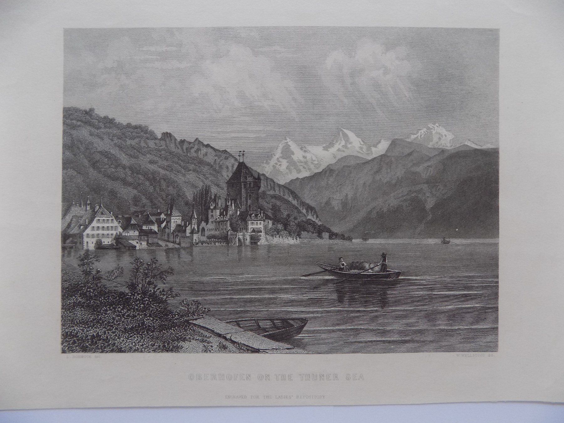 Incisioni: Oberhofen Thunersee – Usato da Risch venduto da Rischli15 1