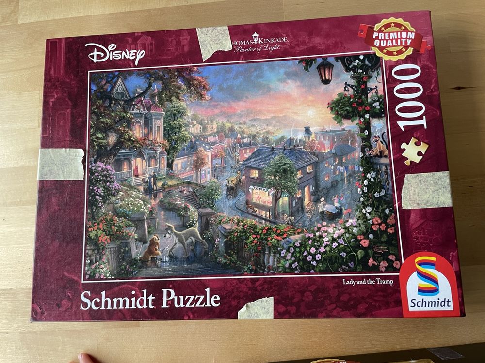 Schmidt Puzzle Disney „Lady and the Tramp“ von Kinkade Kaufen auf Ricardo