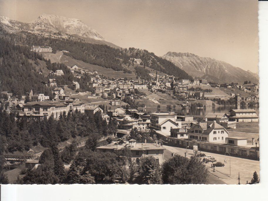 Cartoline postali: St. Moritz ca. 1950 – Usato da Bürglen TG venduto da StampGraf