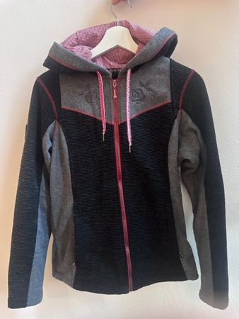 Fleecejacke Linea Primero Grösse 36 Damen Kapuze guter Zusta