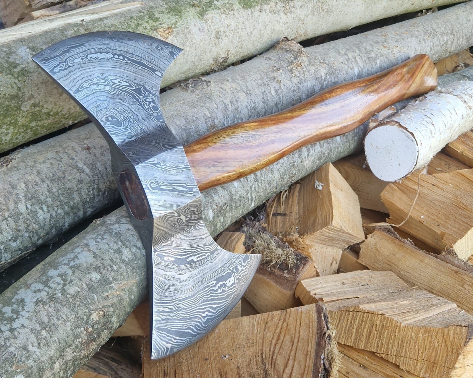 Armi bianche: Doppelaxt Mittelalter – Nuovo e nell'imballaggio originale da Dorf venduto da Messer-Schweiz 2