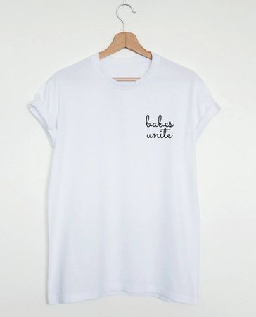 Babes Unite T-Shirt, Weiss, Grösse S