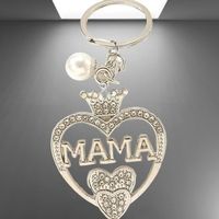 💝 Romantischer Mama Herz-Schlüsselanhänger 💝✨