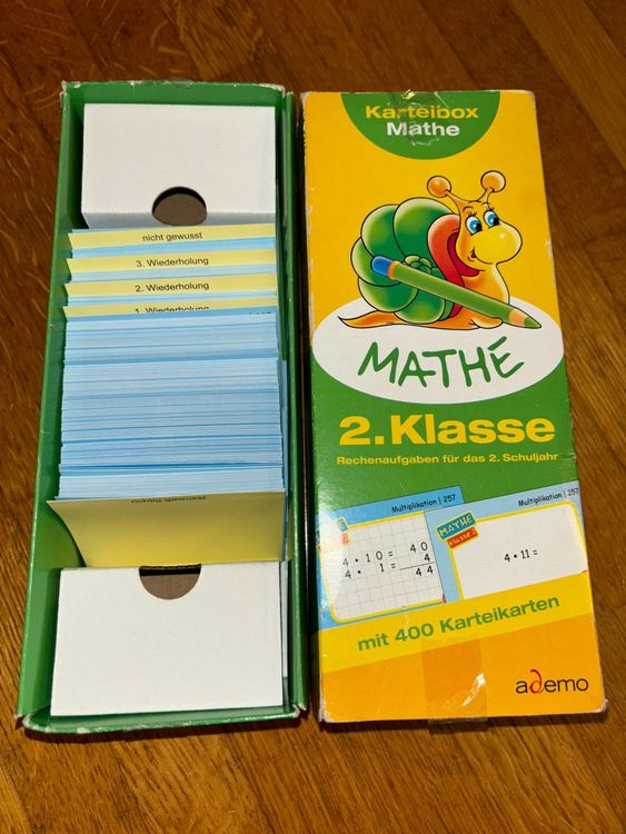 Mathe-Lernkarten Für 1.-3. Klasse – Addition, Subtraktion, Multiplikation & Division