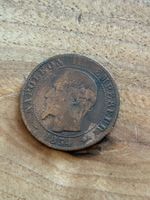 Napoleon III, 10 Centimes, 1854 D, Rarität! Kupfer