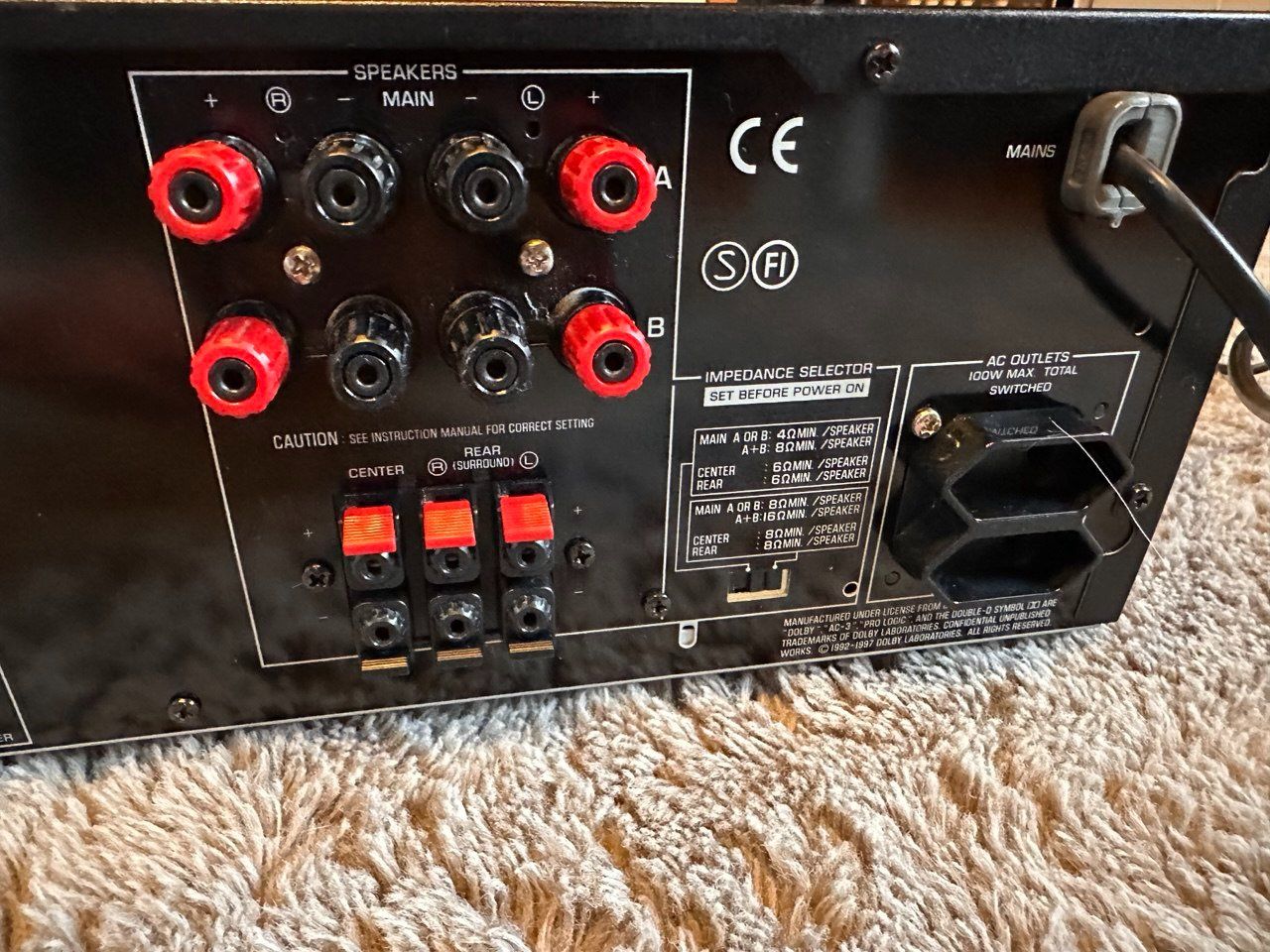 Yamaha Home Cinema: Yamaha RX-V396RDS AV Receiver – Usato da Fribourg venduto da eni_cnw8 6