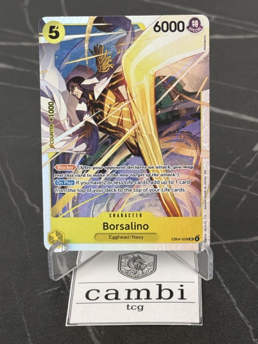 Bandai Carte collezionabili: One Piece EB04-058 Borsalino, Englisch – Nuovo (secondo la descrizione) da St. Gallen venduto da cambitcg