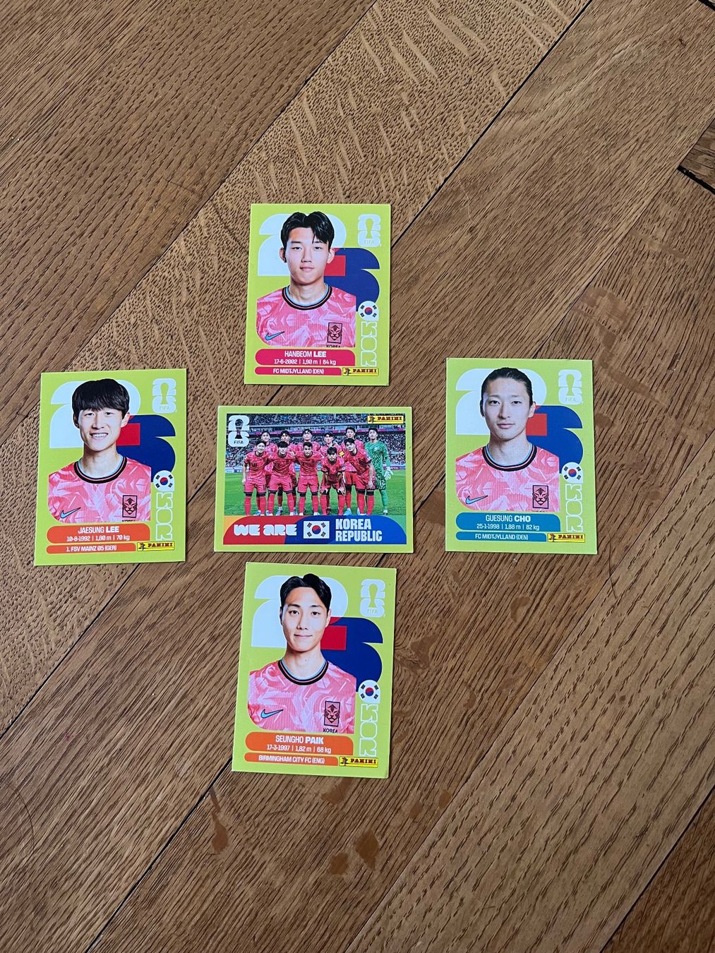 Panini Carte collezionabili: 5 Panini-Stickers Korea – Usato da Basel venduto da susha24