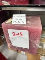 215 Posten Würfel Kerze/n 140 x 140 x 140 aus Liquidation