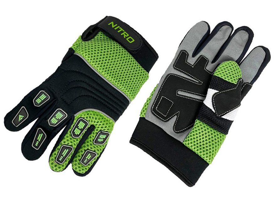 Mini Bikes: Racing Kids Handschuhe - Grün/Gr.10 – Neu und originalverpackt aus Zuchwil von Funsportshop 1