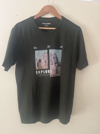 T-shirt Jack&Jones homme taille M - vert foncé neuf!