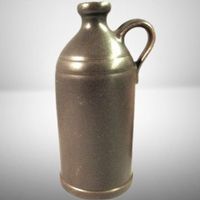 🏺 Jasba Keramik Krug Braun 60er 70er Tonkrug Vase Retro🏺💫
