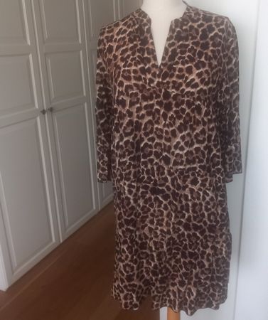Hailys Tunika Kleid Leoprint Animalprint Gr. 38 40