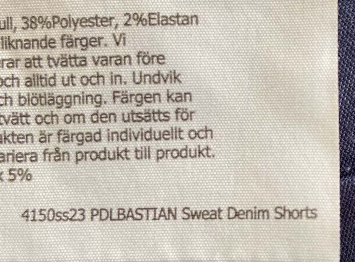 Pomp de Lux Pantaloni: Pomp de Lux Sweat Denim Shorts – Nuovo (secondo la descrizione) da Horn venduto da Renet009 2