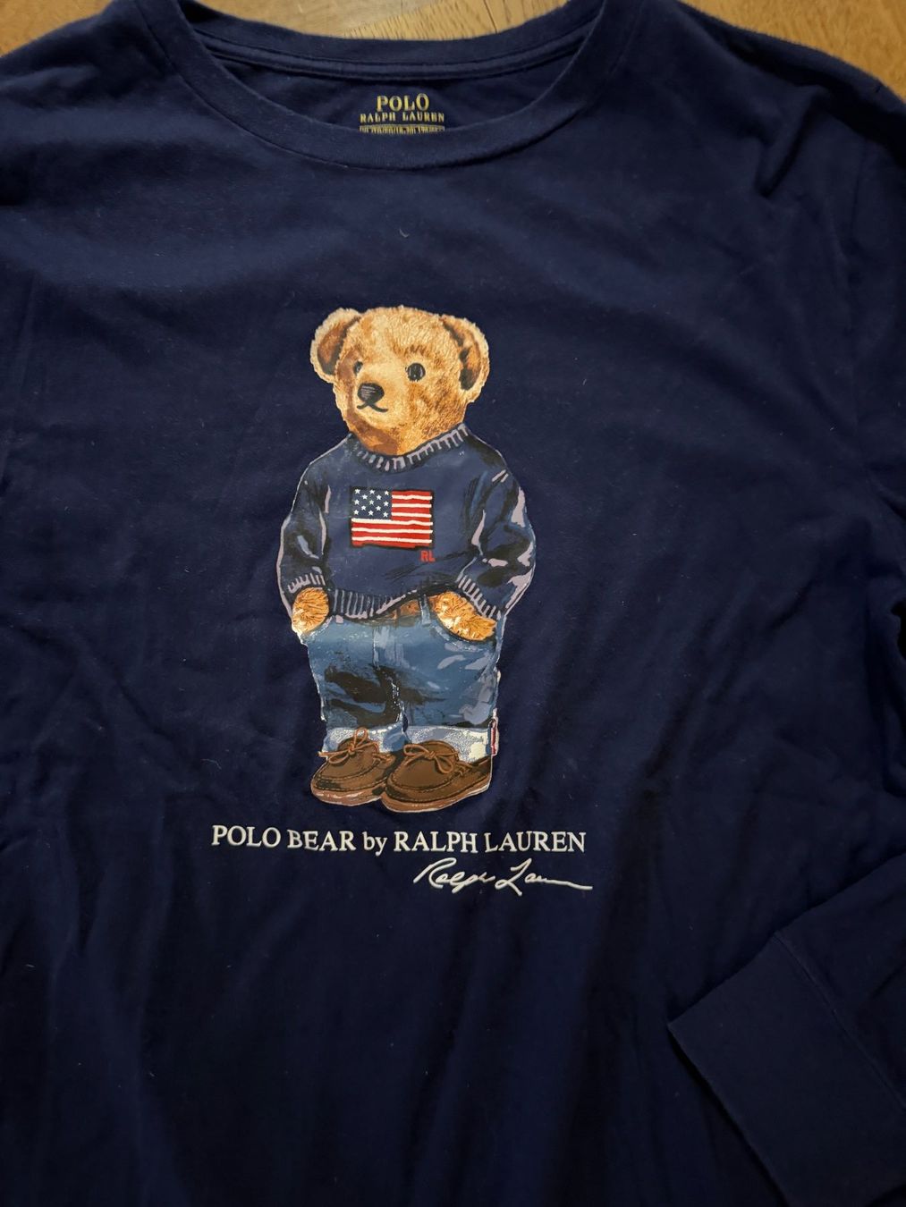 Ralph Lauren T-shirt: Polo Langarm T-shirt Bär – Nuovo (secondo la descrizione) da Zürich venduto da Koska 1