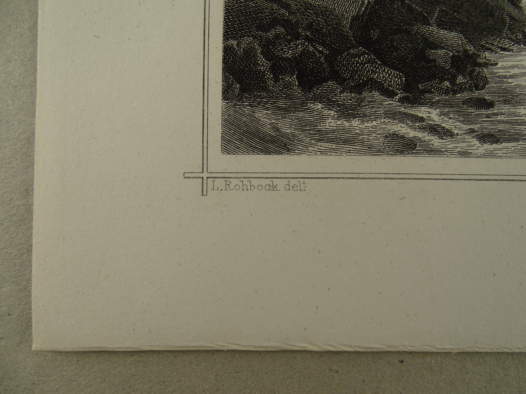 Stiche: BERGÜN, STAHLSTICH NACH ROHBOCK 1870 – Gebraucht aus Grüningen von Kartensammler 5