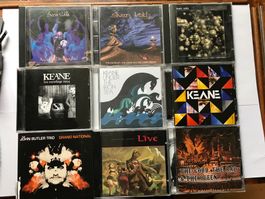 cds lot nr. 3 x sven väth, 3 x keane, live, john butler trio