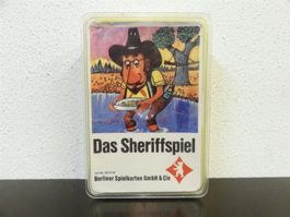 schönes altes Kartenspiel SHERIFF-SPIEL