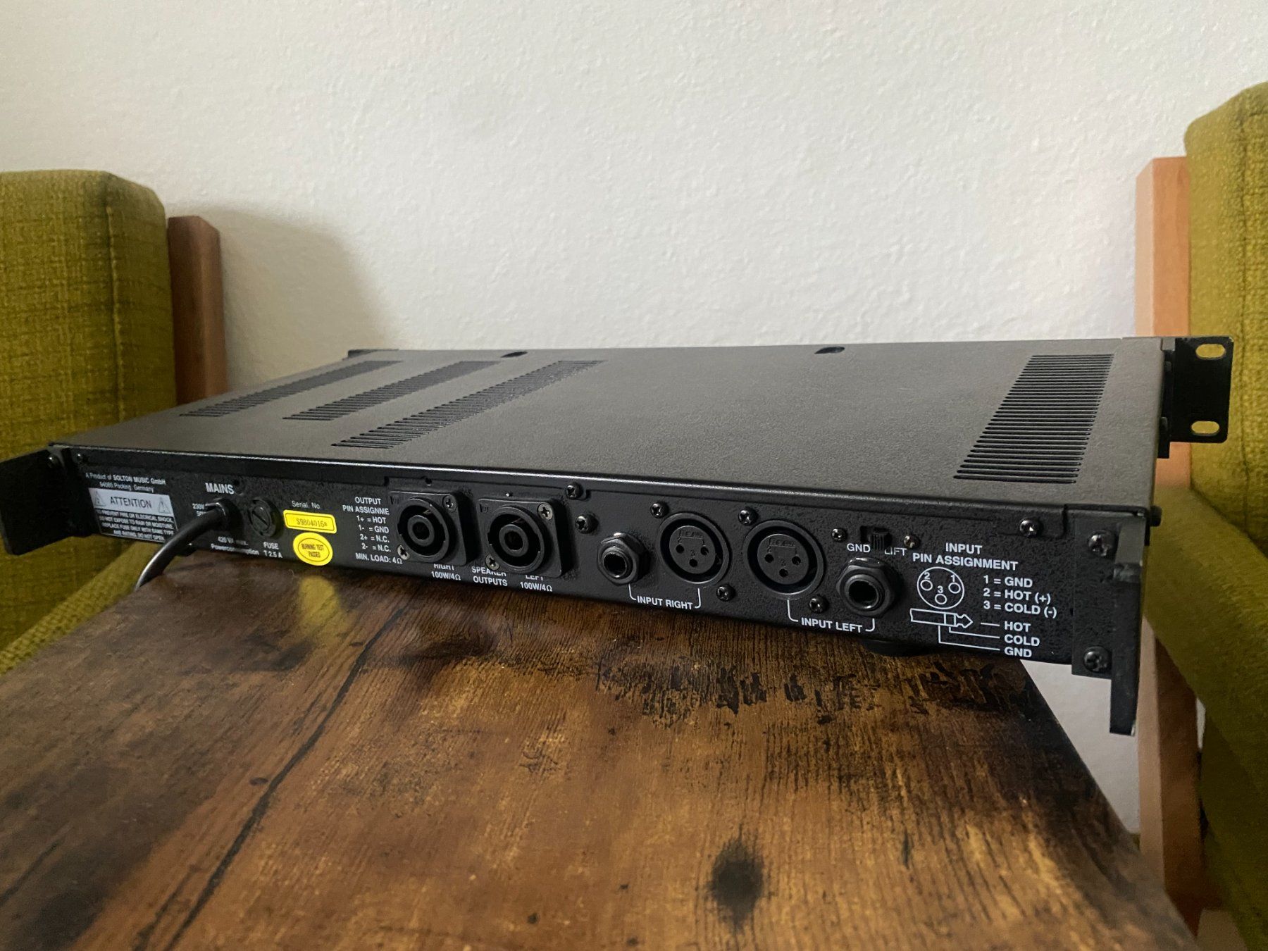Solton Amplificatori: Power Verstärker, Amplifier Solton SPA 200 – Usato da Pieterlen venduto da Plasticbox 1