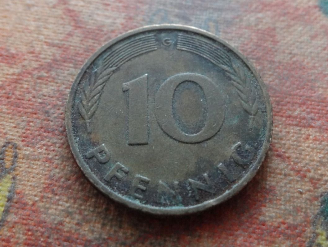 Tutti le monete: DEUTSCHLAND 10 Pfennig 1988 – Usato da Romanel-sur-Lausanne venduto da Swift13 1