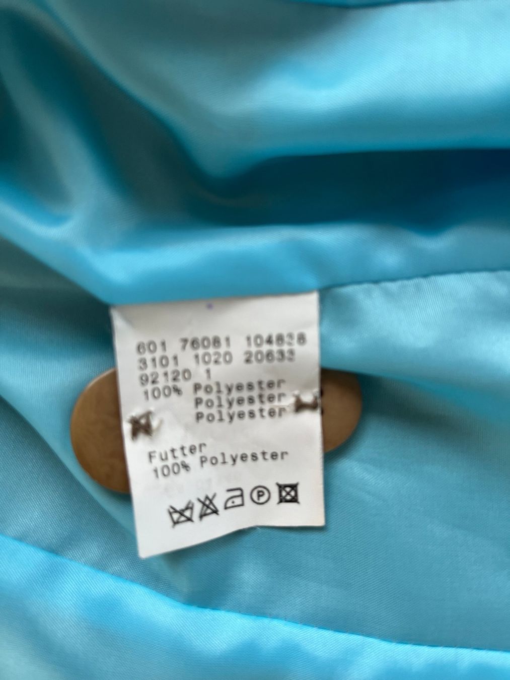 Giacche: Marc Aurel Blazer Jacke, hellblau gestreift, Gr. 36 – Usato da Affoltern am Albis venduto da Blackrhythm 9