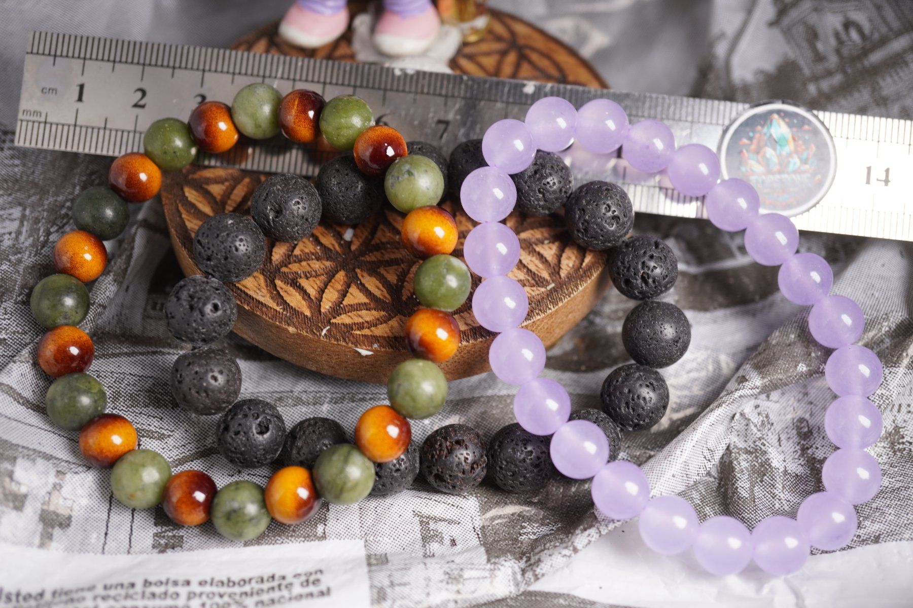 Minerali & Pietre curative: 3 Kugel Armbänder    ab 1.-      (Räumung!) – Nuovo e nell'imballaggio originale da Eschenbach SG venduto da topstone 6