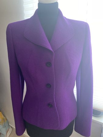 Escada Margaretha Ley Blazer Lila Grösse 38 guter Zustand