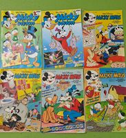Micky Maus und Micky Vision Hefte 6 div. Ausgaben 1986 - 89