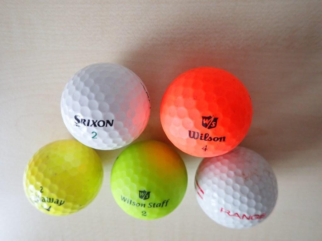 Palloni: 5 Golfbälle Srixon Wilson Callaway – Usato da Galgenen venduto da Marc98 2