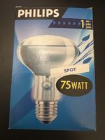 Philips E80 Spot 75W E27 230V – 80° Reflektorlampe – Vintage
