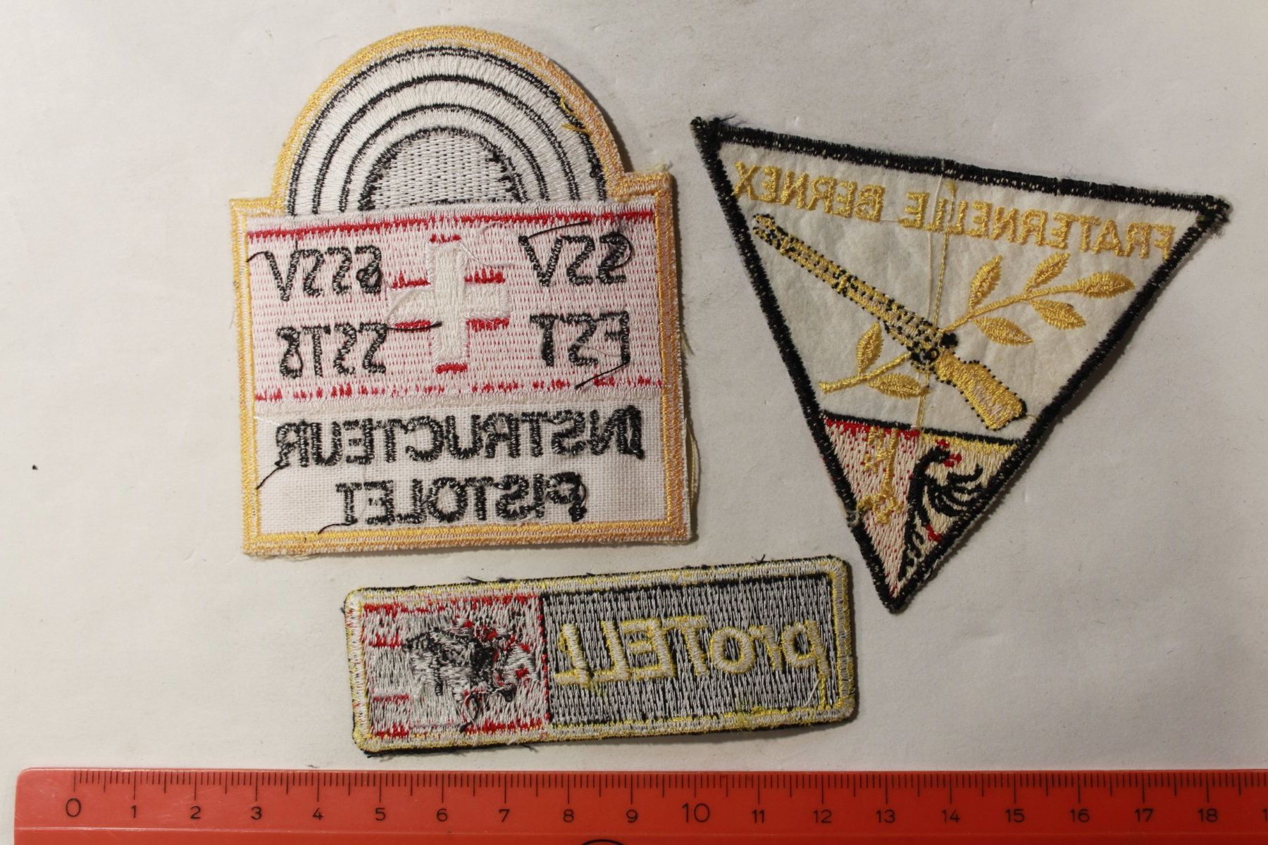 Schweizer Armee Patches: Badge tir suisse instructeur – Gebraucht aus La plaine von 762 1