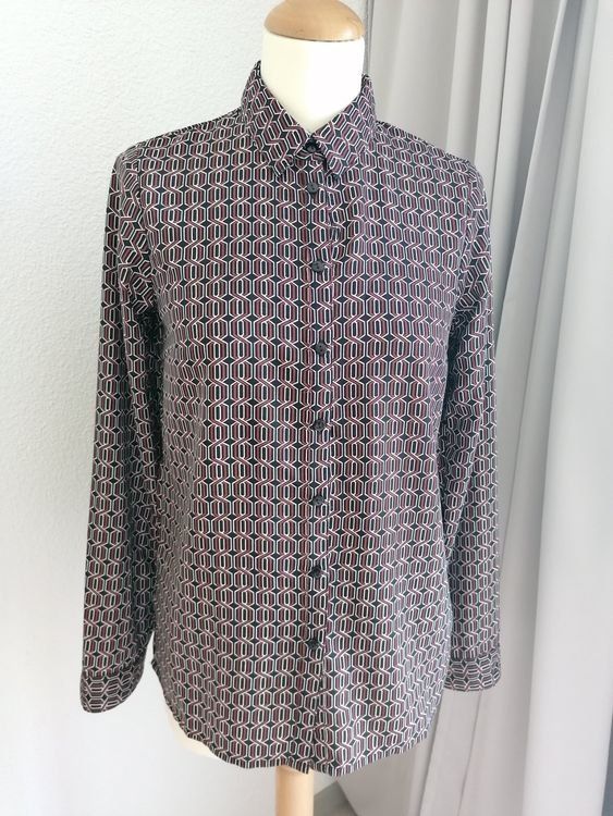 Camicette: Bluse mit Retromuster, Gr. 34, neu – Nuovo e nell'imballaggio originale da Emmen venduto da Tigerlady