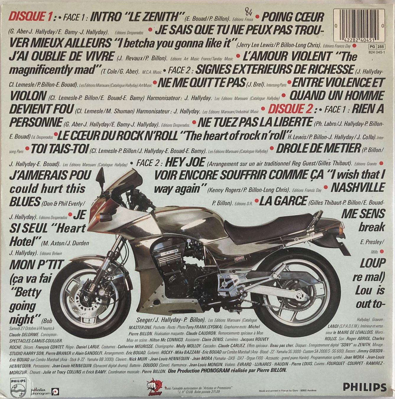 Dischi in vinile: JOHNNY HALLYDAY - AU ZÉNITH – Usato da Poliez-Pittet venduto da Newtown-Records 1