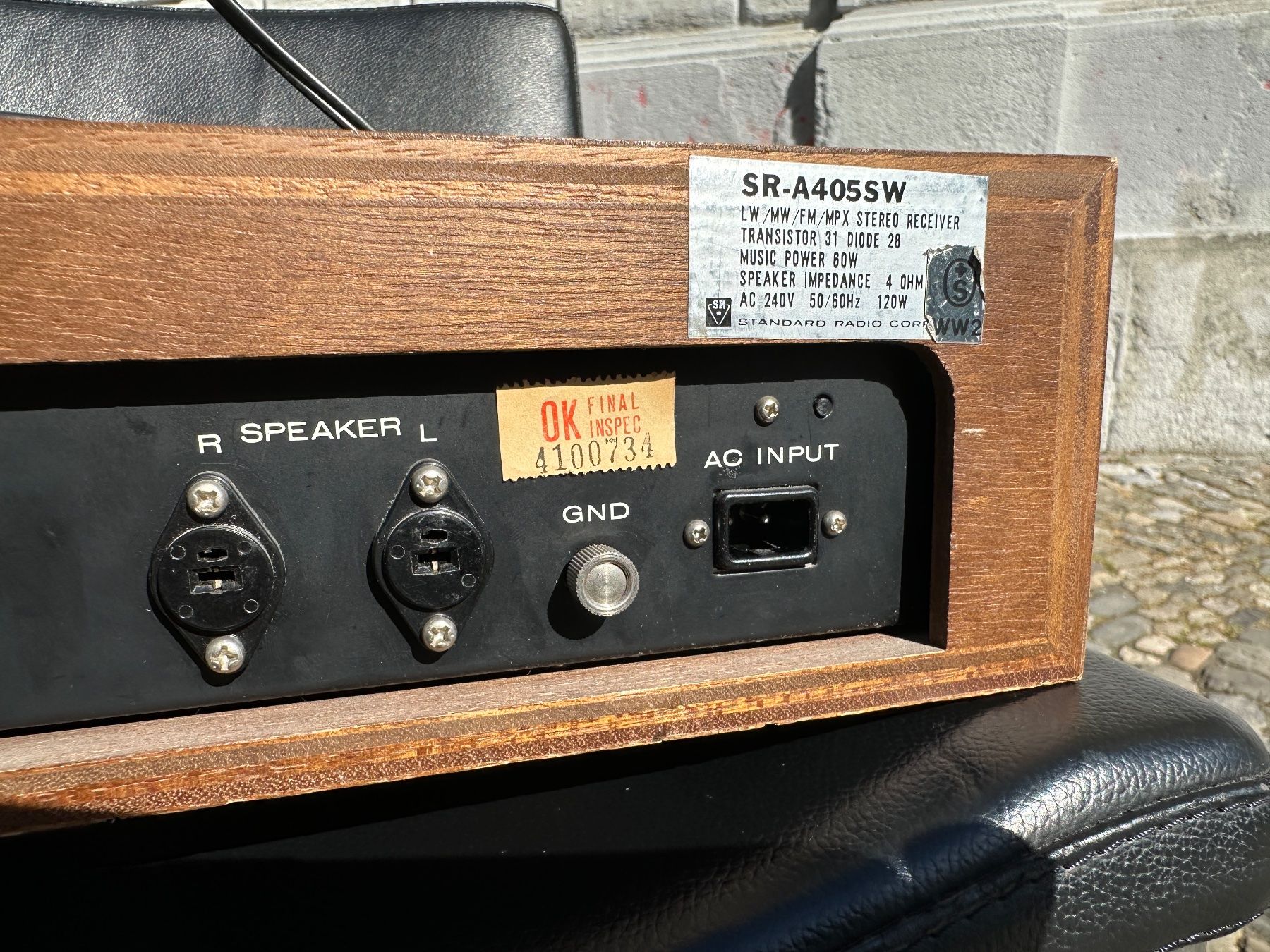 Récepteurs: Standard Stereo Receiver SR-405 SW – D'occasion à Zürich par atlantis77 4