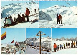 Flumserberg - 5 Bild AK