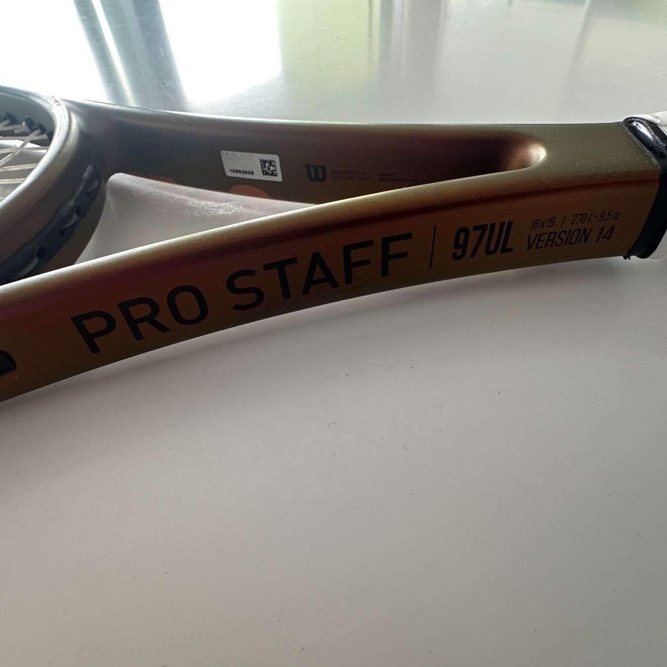Wilson Racchette: Wilson PRO STAFF tennis racket 97 UL version 14 – Usato da Sattel venduto da oat_6btk 1
