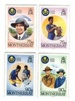 Briefmarken "Pfadfinder". Montserrat.