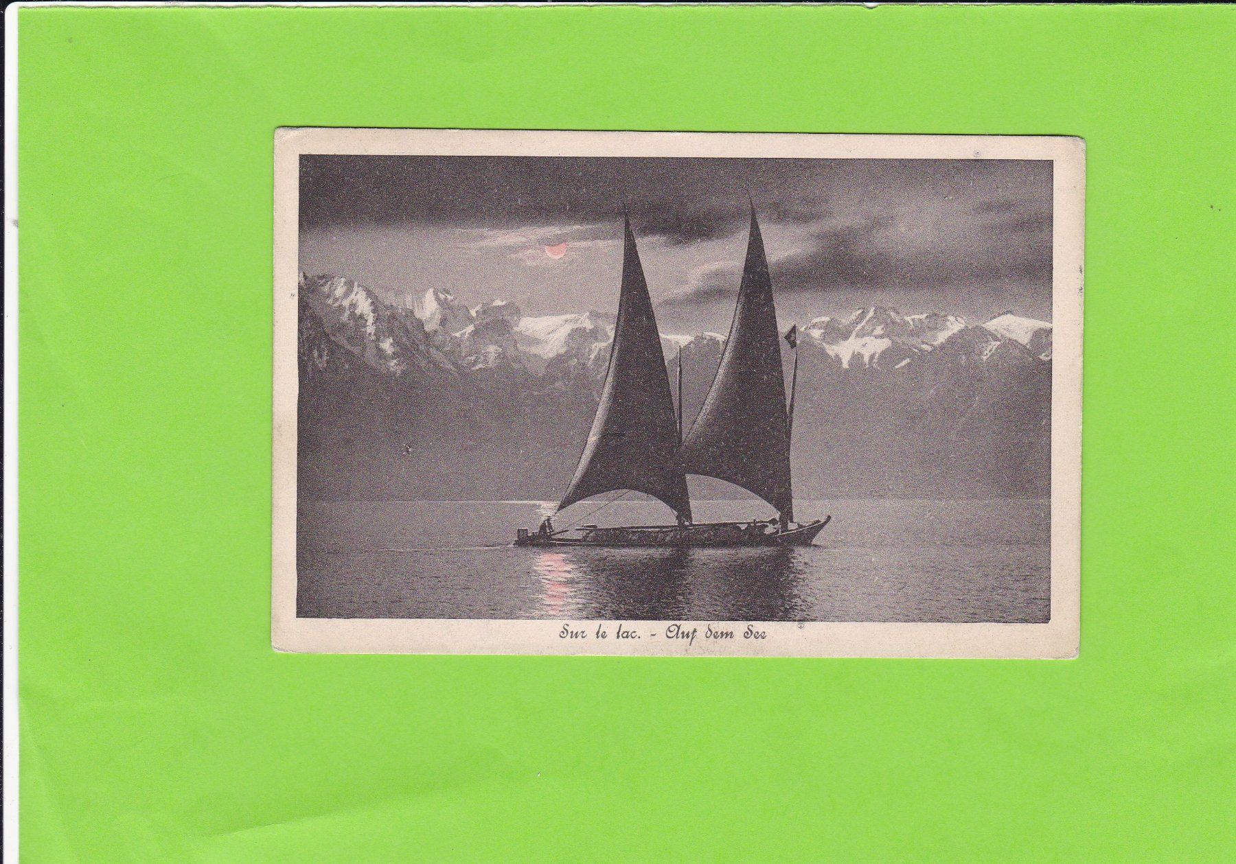 Cartoline postali: Sur le lac – Usato da St. Peterzell venduto da neckertal