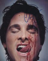 CHRISTIAN BALE (AMERICAN PSYCHO) handsigniert (20x25cm) COA
