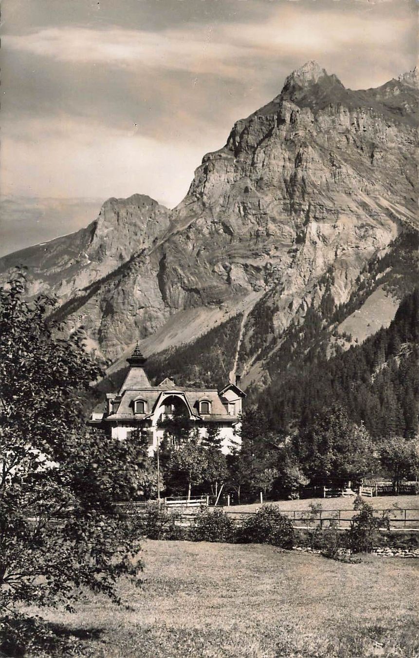 Cartoline postali: Kandersteg park hotel gemmi mit birre – Usato da Biasca venduto da Blenio71
