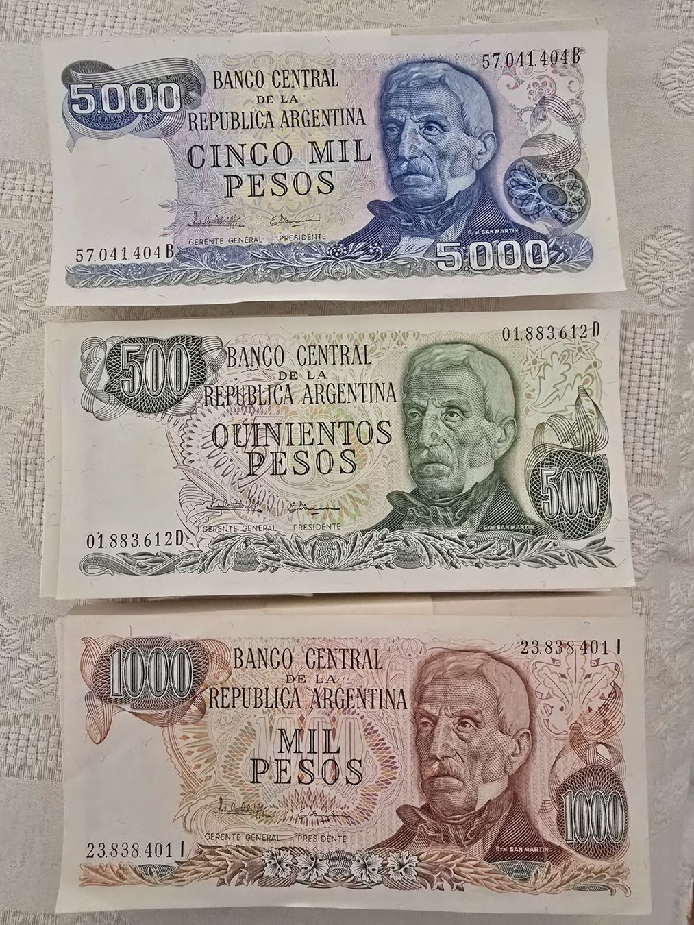 Billets de banque: Argentinien - Banknoten – Neuf (Voir description) à Nänikon par dbk_wp59