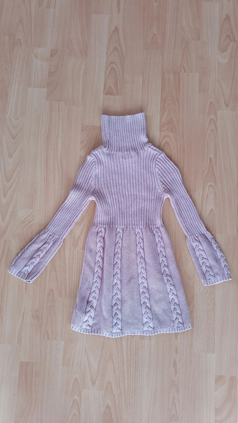 Vestiti & Gonne: Rosa Strickkleid/ Mädchen/ Gr 110-116 – Usato da Flims Dorf venduto da ali_8n8q 2