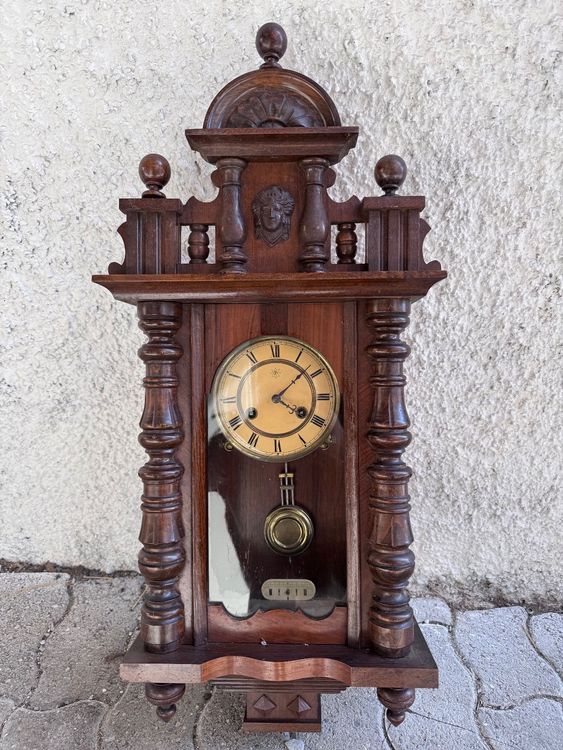 Ancienne Pendule Murale en bois Junghan's | Kaufen auf Ricardo