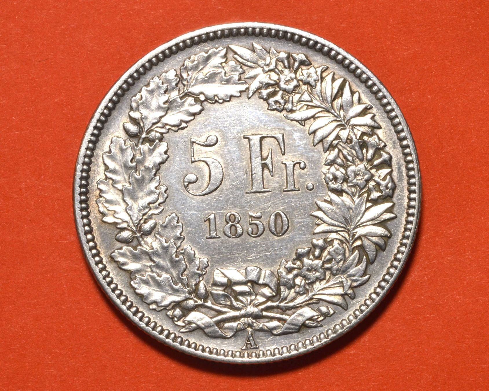 Toutes les monnaies: 5 Franken 1850 – D'occasion à Oberglatt ZH par dil_85sh 1