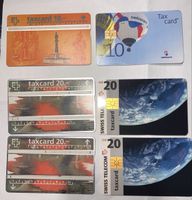 Lot Taxcard PTT / Swisscom CHF 10.- et 20.-