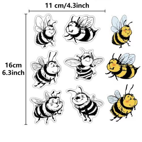 Timbri: Neues Set  Motivstempel Bienen – Nuovo e nell'imballaggio originale da Effretikon venduto da wenuss 2