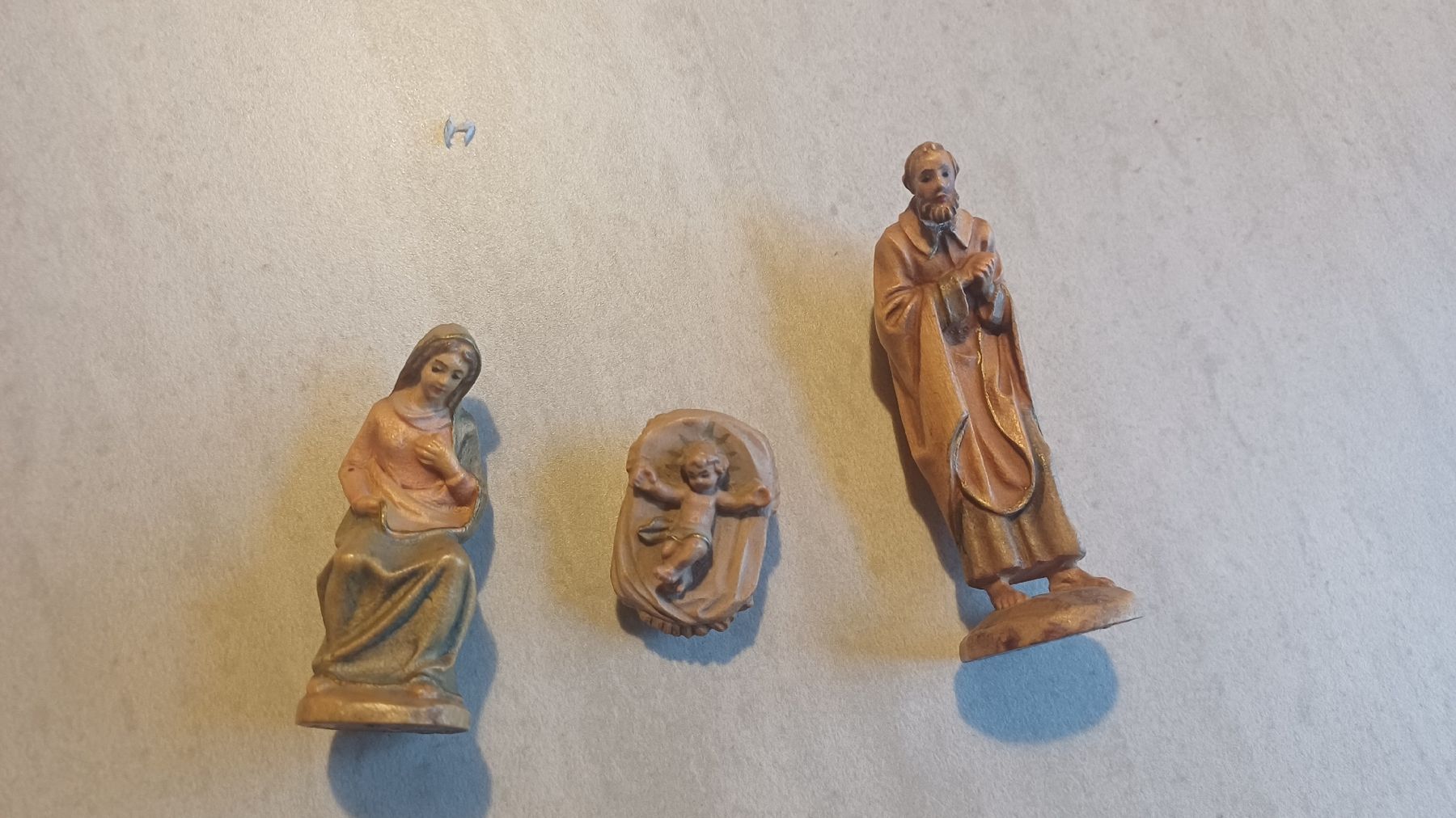 Statuette: 3 Krippenfiguren Maria Joseph Jesus  – Usato da Flawil venduto da Pinkmalibu 4