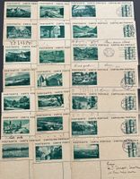 21 Bildpostkarten um 1930